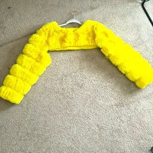 One size fits all faux top BEAUTIFUL YELLOW
